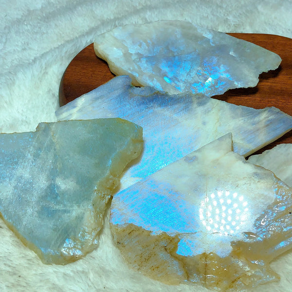 Green Moonstone Slice-ToShay.org