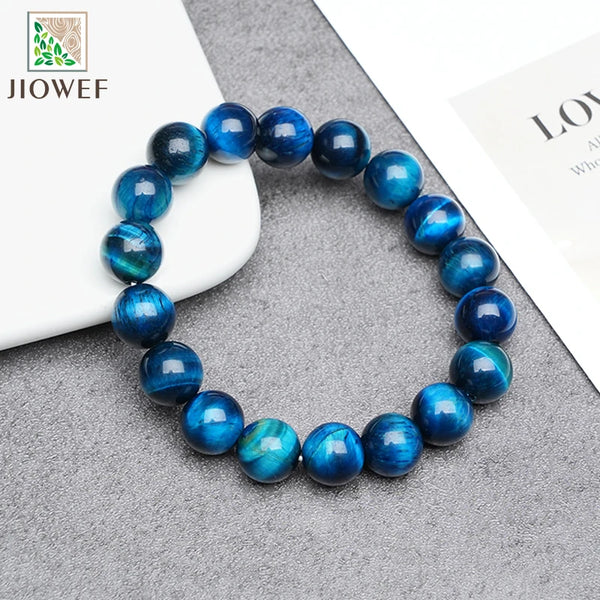 Blue Tiger Eye Bead Bracelet-ToShay.org