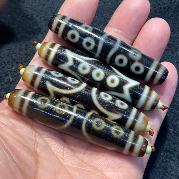 Tibetan Agate Eyes Dzi-ToShay.org