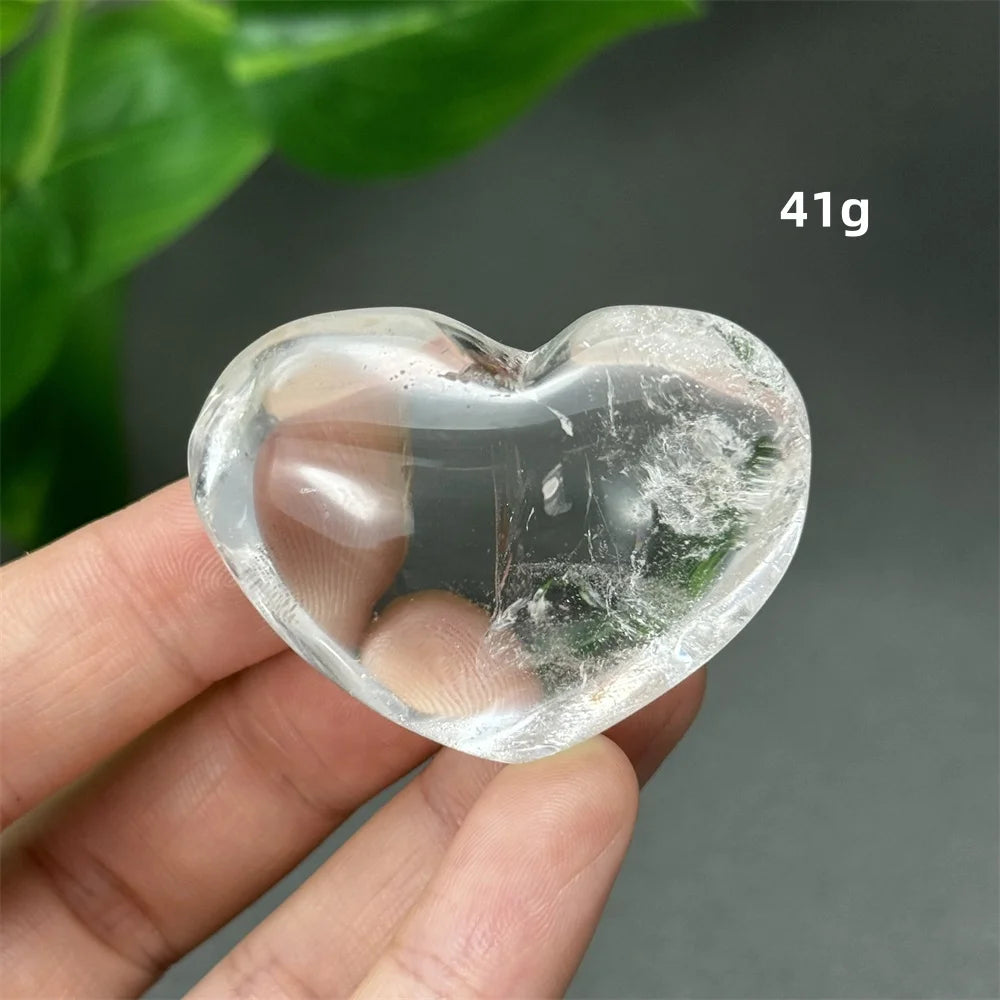 Clear Crystal Heart-ToShay.org
