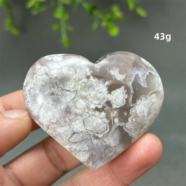 Black Cherry Agate Heart-ToShay.org