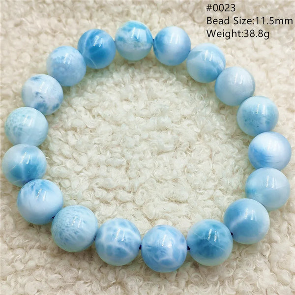 Blue Larimar Bead Bracelet-ToShay.org