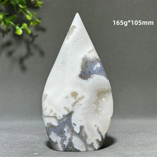 Green Aquatic Agate Torch-ToShay.org