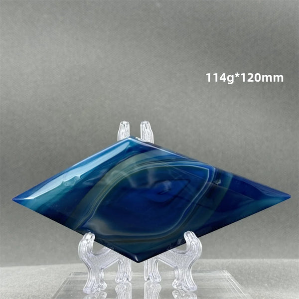 Blue Agate Rhombus-ToShay.org
