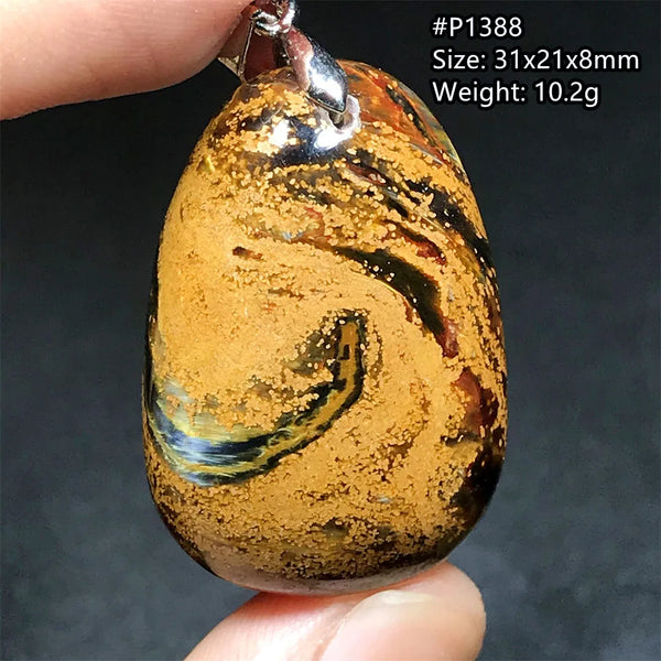 Blue Pietersite Pendant-ToShay.org