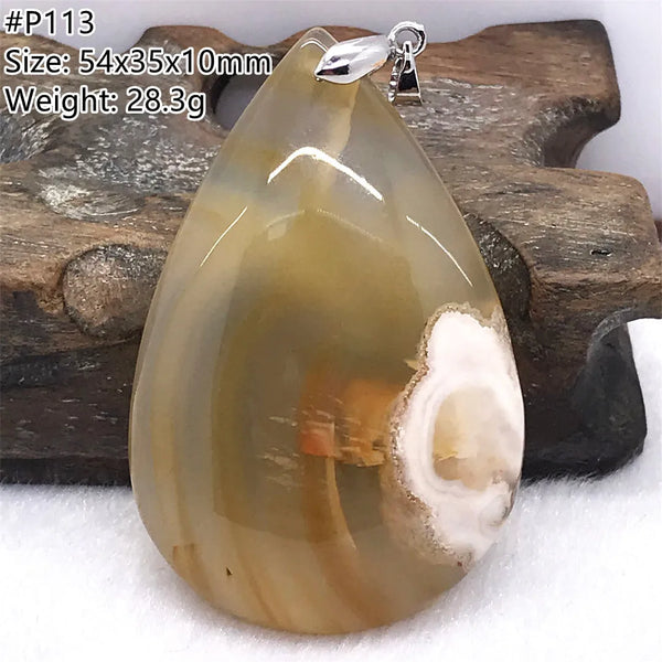 Pink Cherry Agate Pendant-ToShay.org