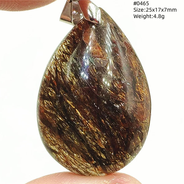 Black Rutilated Copper Quartz-ToShay.org