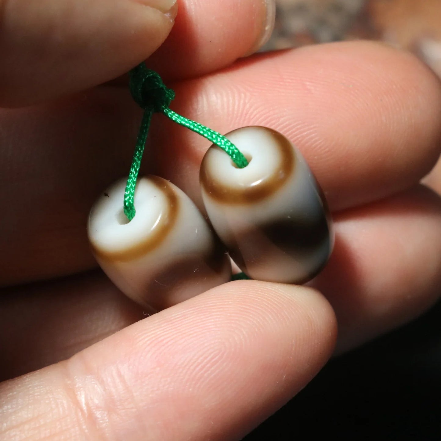 Tibetan Agate Dzi Bead-ToShay.org