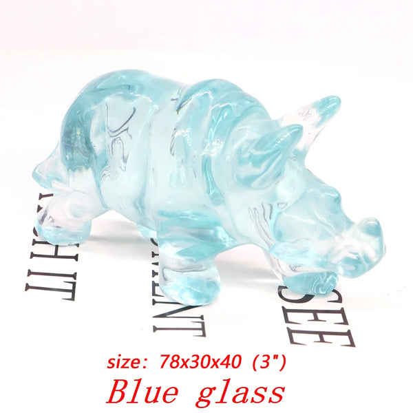 Blue Sodalite Rhinoceros-ToShay.org