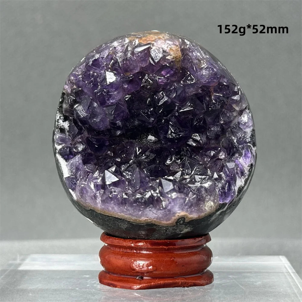 Purple Amethyst Cluster Ball-ToShay.org