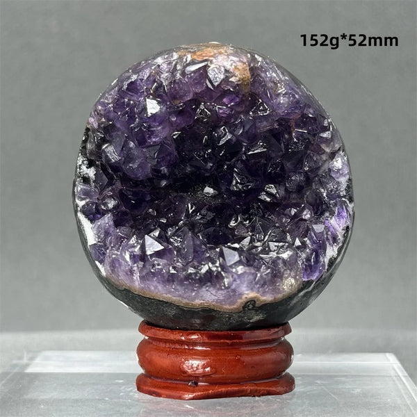 Purple Amethyst Cluster Ball-ToShay.org