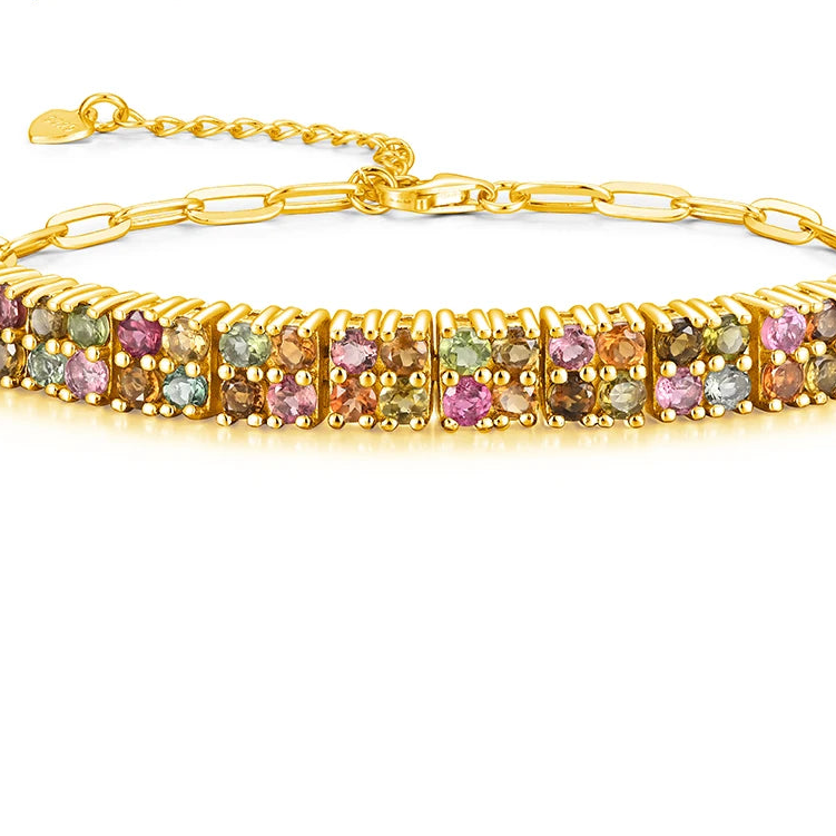 Mixed Tourmaline Bracelet-ToShay.org