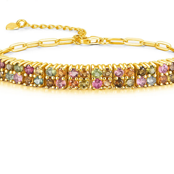 Mixed Tourmaline Bracelet-ToShay.org