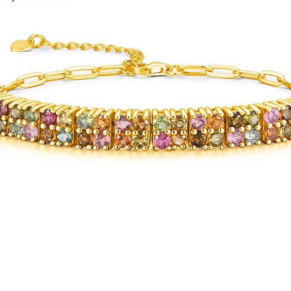 Mixed Tourmaline Bracelet-ToShay.org