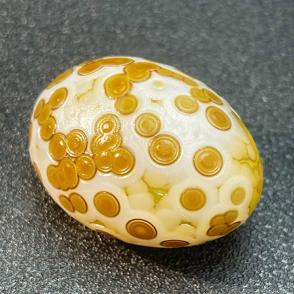 Yellow Flower Wishing Agate-ToShay.org