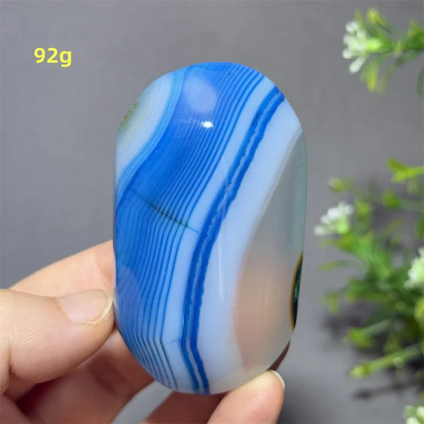 Blue Sapphire Striped Agate-ToShay.org