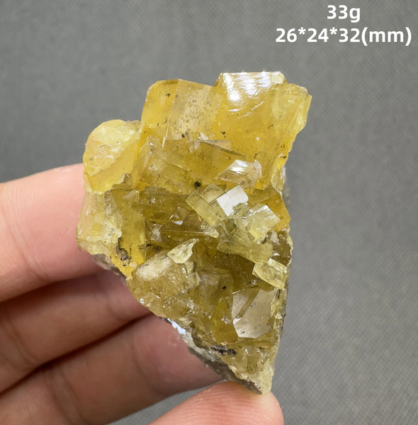 Yellow Barite Quartz Crystals-ToShay.org