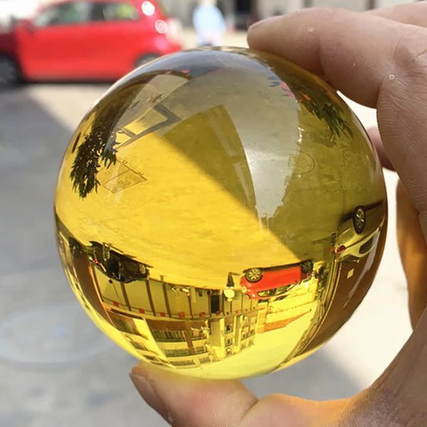 Coloured Clear Crystal Balls-ToShay.org