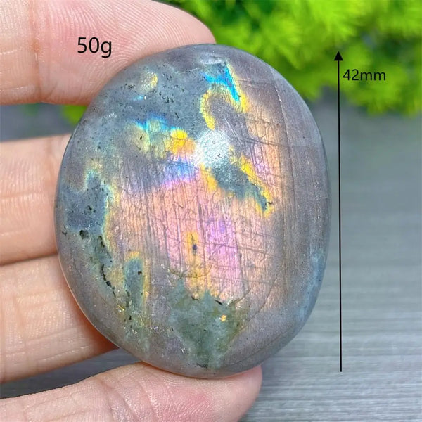 Purple Labradorite Palm Stone-ToShay.org