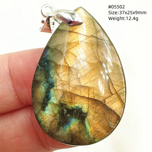 Blue Light Labradorite Pendant-ToShay.org