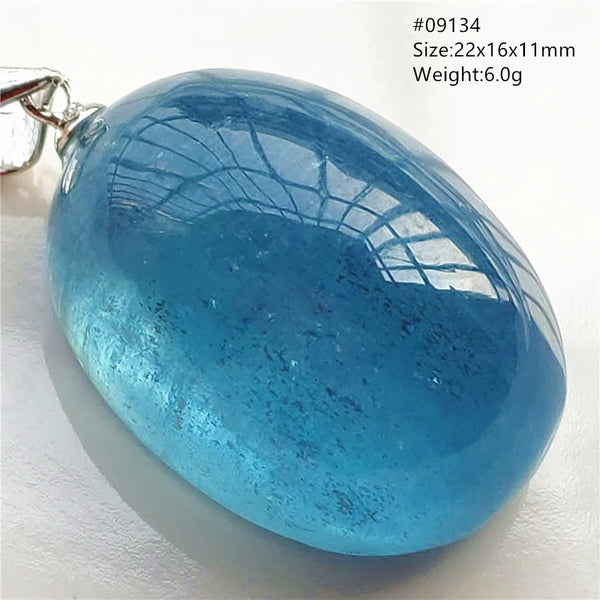 Blue Aquamarine Pendant-ToShay.org