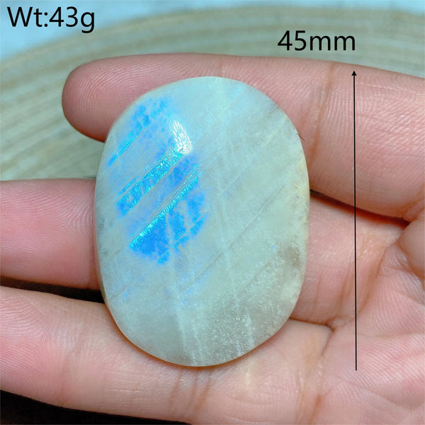 Blue Moonstone Palm Stones-ToShay.org