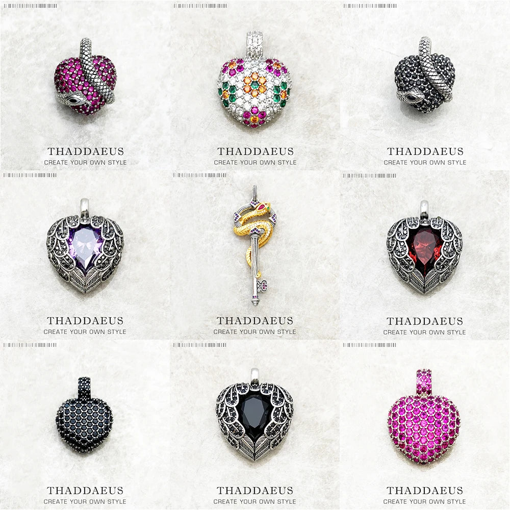 Silver Zircon Charms-ToShay.org
