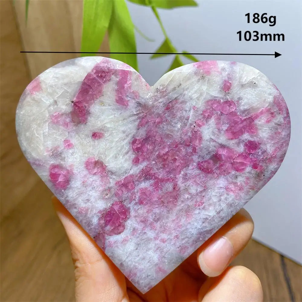 Pink Unicorn Tourmaline Heart-ToShay.org