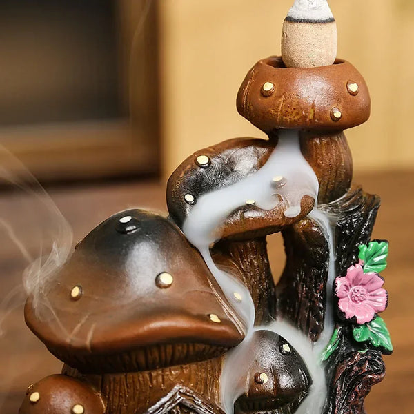 Mushroom House Backflow Burner-ToShay.org