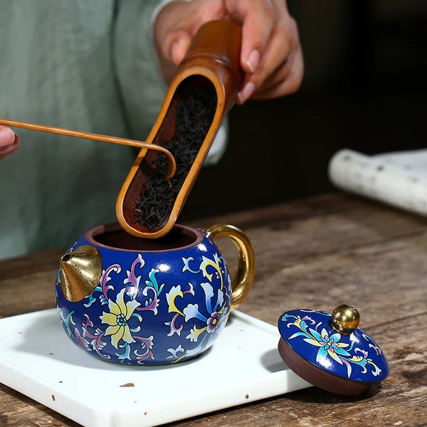 Enamel Clay Tea Pot-ToShay.org