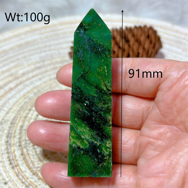 Green Emerald Quartz Point-ToShay.org