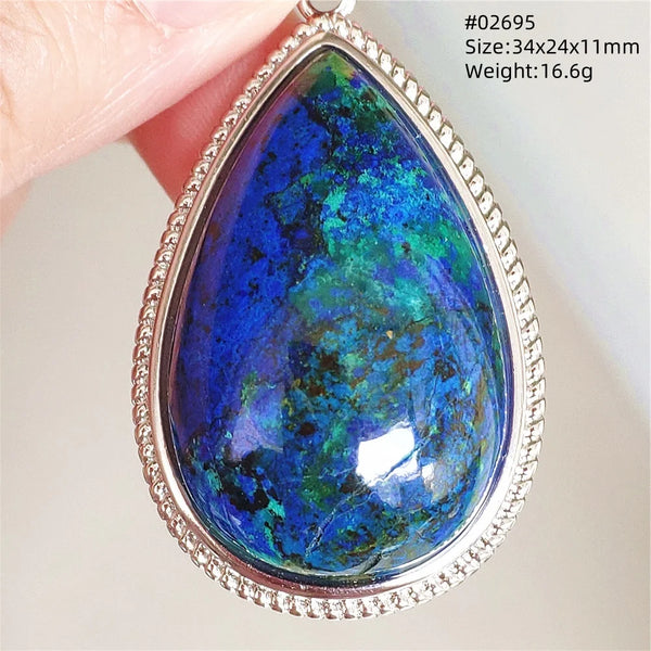 Blue Azurite Pendant-ToShay.org