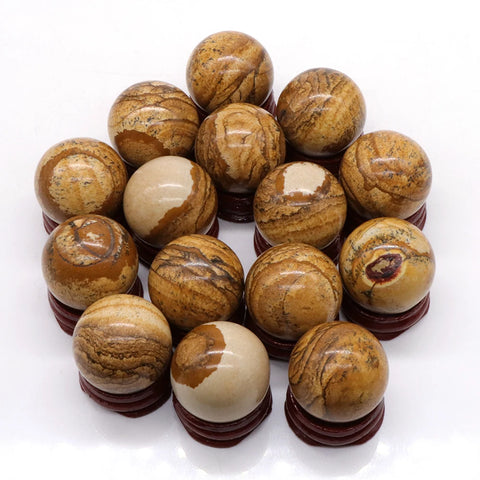 Brown Picture Jasper Ball-ToShay.org