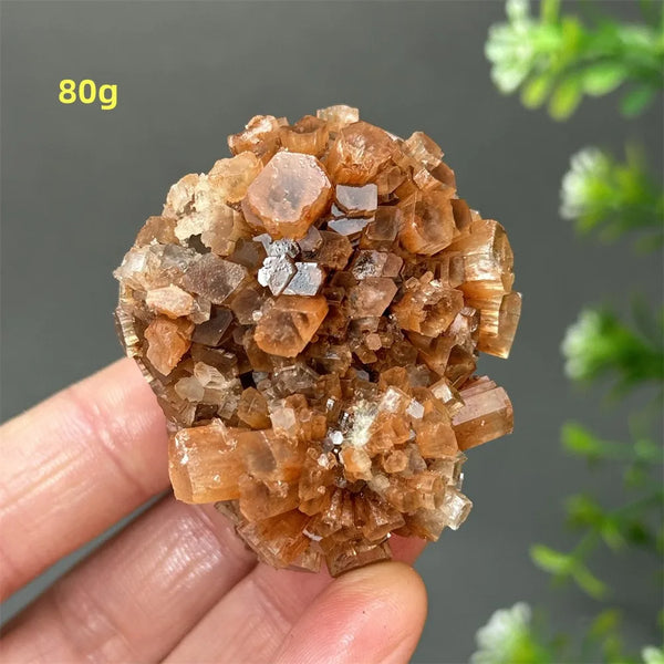 Orange Aragonite Crystal Cluster-ToShay.org