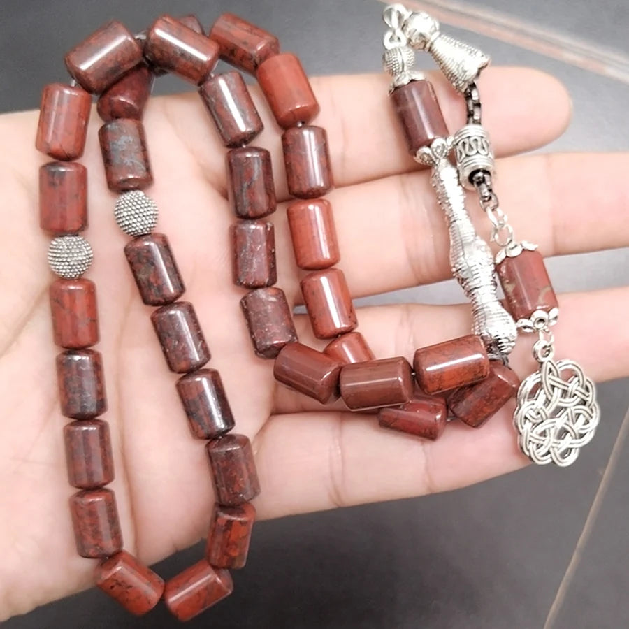 Red Obsidian Prayer Tasbih-ToShay.org