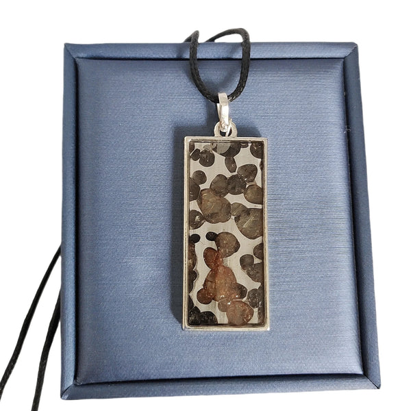 Olive Meteorite Pendant-ToShay.org