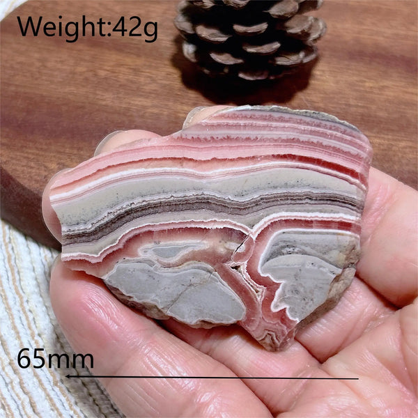 Pink Rhodochrosite Slab-ToShay.org