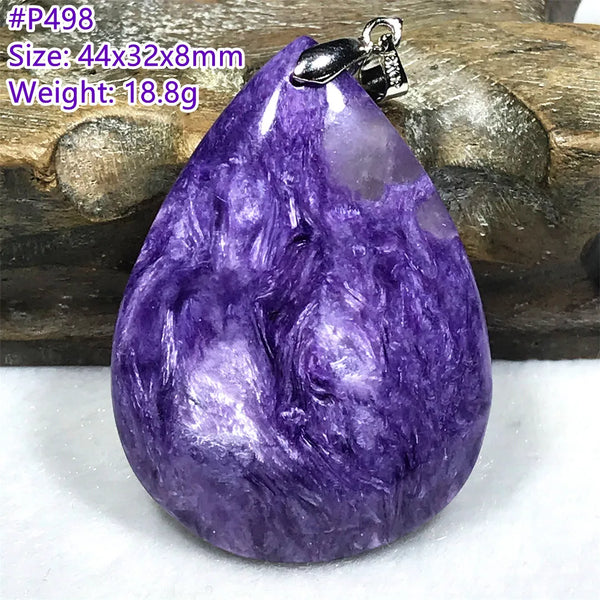 Purple Charoite Pendant-ToShay.org