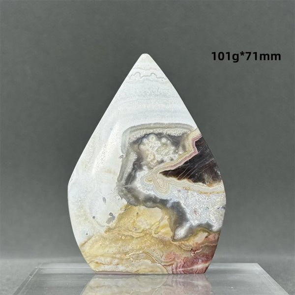 Red Lace Agate Torch-ToShay.org