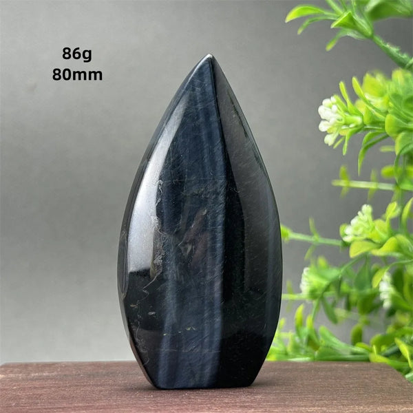Blue Tiger Eye Stone Torch-ToShay.org