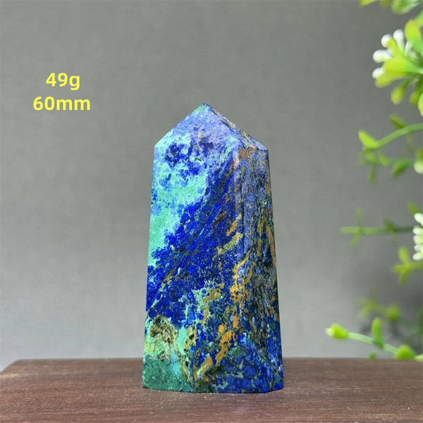 Blue Azurite Wand-ToShay.org