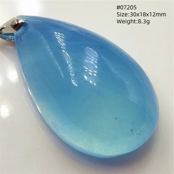 Blue Aquamarine Pendant-ToShay.org