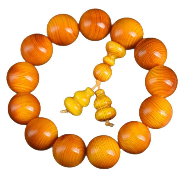 Yellow Wood Prayer Beads-ToShay.org