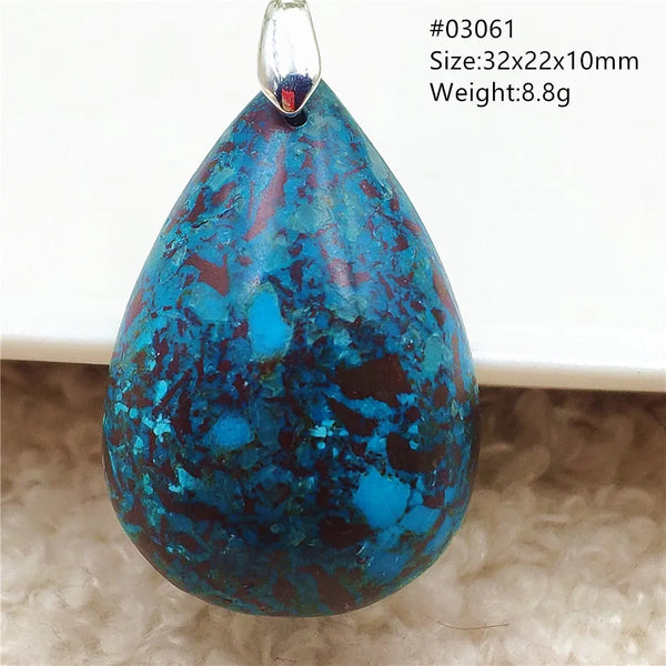 Blue Green Malachite Pendant-ToShay.org