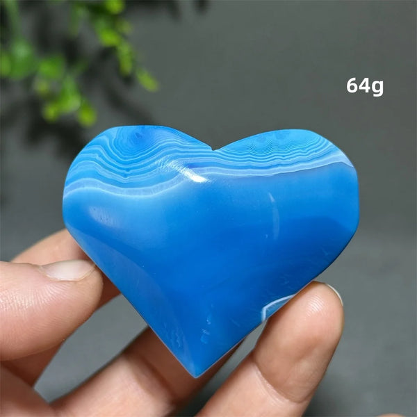 Blue Agate Heart-ToShay.org