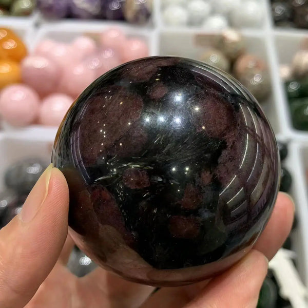 Red Garnet Crystal Ball-ToShay.org