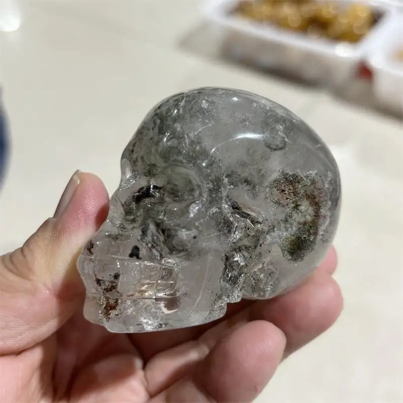 Clear Garden Quartz Skull-ToShay.org