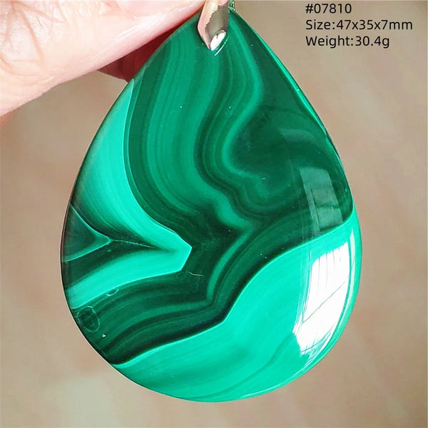 Green Malachite Chrysocolla Pendant-ToShay.org