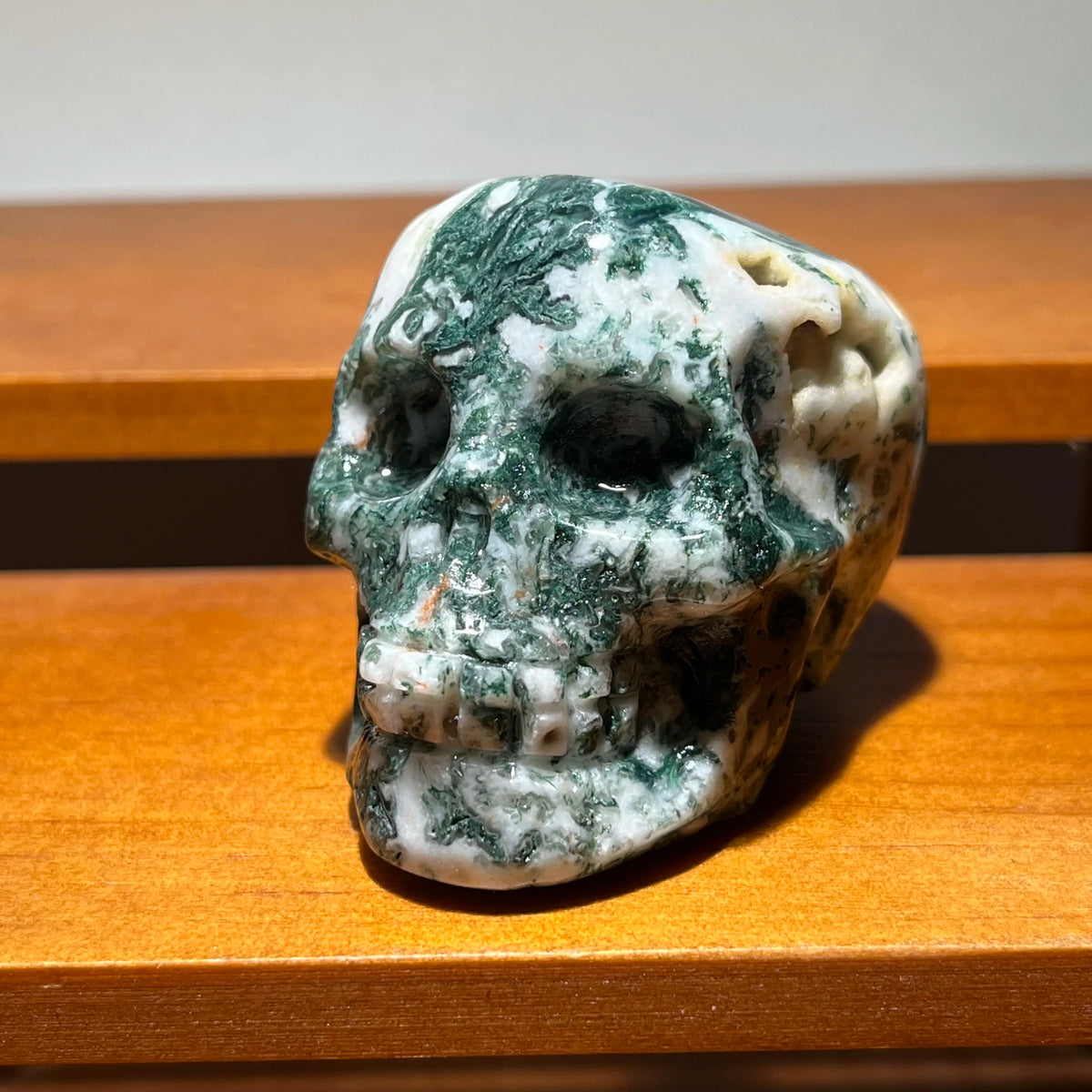 Green Jasper Skull-ToShay.org