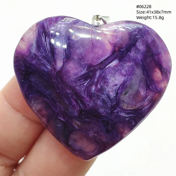 Purple Charoite Pendant-ToShay.org
